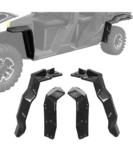 Amazon.com: Polaris Ranger Flare Fender, Right, Gloss Black
